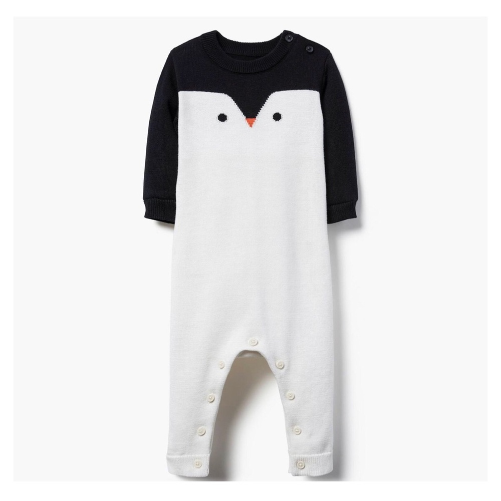 Penguin Sweater 1-Piece - Picture 1 of 2